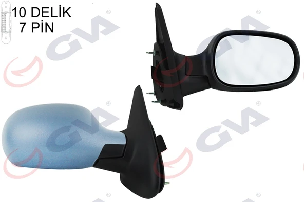 GVA 1011110 DIŞ DİKİZ AYNASI SAĞ MEGANE 99> ELEKTRİKLİ ISITMALI SENSÖRLÜ ASTARLI 7 FİŞ VM-129EHPSR 7700431470-8200074440 ürün görseli 1