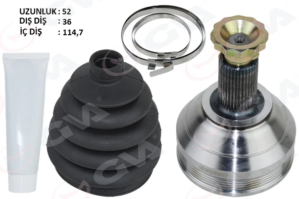 GVA 4475275K AKS KAFASI DIŞ POLO-IBIZA-FABIA-A1 1.0 TSI 17- CHZL-DKLA-CHZC-DKJA-DKRF 1.0 TSI 2Q0498099A ürün görseli 1