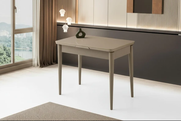 Tekno Bahar MDF Açılır Mutfak Masa Sandalye Takımı 60x100 - 5