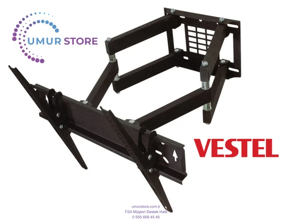 VESTEL 65ua9740 65" 4k Android 39-65 inç Kilitli Hareketli Lcd Led Tv Duvar Askı Aparatı ürün görseli