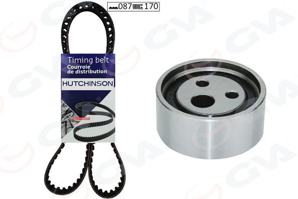 GVA 59T1412 EKSANTRİK GERGİ KİTİ RENAULT CLIO I-II 96> KANGOO 97> TWINGO 96> 1.2 087x170 7701477013-7701472675-1680600QA9 ürün görseli 1