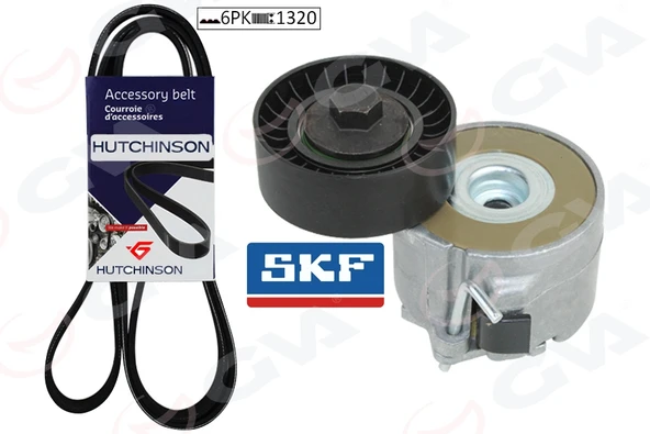 GVA 59A2929 ALTERNATÖR GERGİ KİTİ LINEA-PUNTO-AGILA-ASTRA H-J-COMBO-CORSA C-D-MERIVA 1.3CDTI-JTD K016PK1320 6340616-4708770-51821653 ürün görseli 1