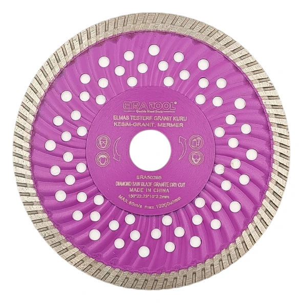 Fixonic Eratool ERA50265 150mm Elmas Testere Kuru Granit Kesim ürün görseli 1