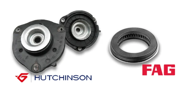 GVA 9375120 AMORTİSÖR TAKOZU RULMANLI KİTİ CADDY-GOLF 5-6-JETTA-PASSAT-LEON-A3-SUPERB 04-12 1K0412331C-6N0412249C-1K0412331B ürün görseli 1