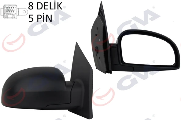 GVA 1091215 DIŞ DİKİZ AYNASI SAĞ GETZ 02> ELEKTRİKLİ ISITMALI KONVEKS 5 FİŞ VM-452EHR 876201C310 ürün görseli 1