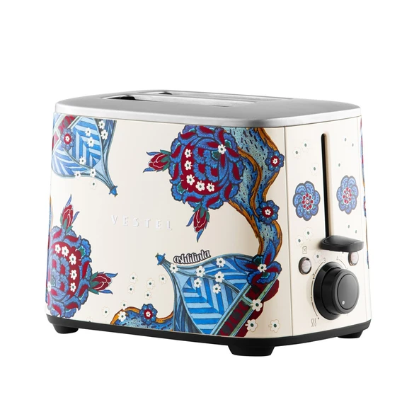 Vestel x Aslı Filinta Retro Bej Çini Ekmek Kızartma Makinesi ürün görseli 1