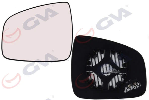 GVA 1119022 AYNA CAMI SOL LOGAN-SANDERO 07-12 MEKANİK KONVEKS VM-6801GL 6001549716-6001549717 ürün görseli 1