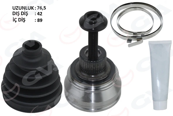 GVA 4475267K AKS KAFASI DIŞ A4-A5-Q5 1.8 TFSİ-2.0 TDİ 08- CAGA-CABA-CABB-CDHA-CDHB 1.8 TFSİ-2.0 TDİ 8K0498099-8K0407305H ürün görseli 1