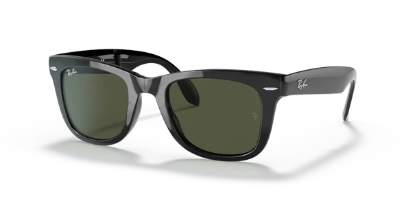 Ray-Ban Wayfarer Folding 4105 601 Black-Green Güneş Gözlüğü ürün görseli