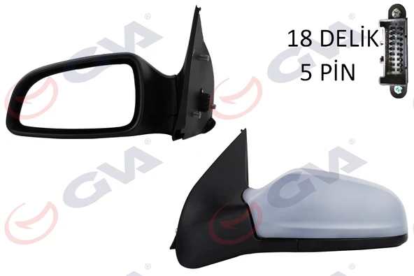 GVA 1090150 DIŞ DİKİZ AYNASI SOL ASTRA H 04> ELEKTRİKLİ ISITMALI ASTARLI ASFERİK 5 FİŞ VM-968EHPAL 13312982 6428274-6428917-6428786 ürün görseli 1
