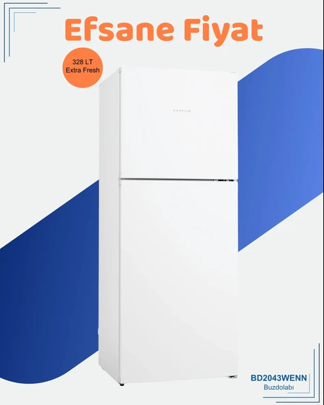 Profilo BD2043WENN Çift Kapılı No Frost Buzdolabı