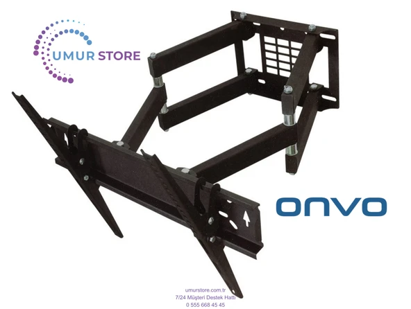 ONVO 65OVF9001UQ  65'' Uydu Alıcılı 4K Ultra HD Google Smart QLED 39-65 inç Kilitli Hareketli Lcd Led Tv Duvar Askı Aparatı ürün görseli