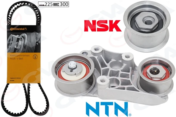 GVA 59T9059 EKSANTRİK GERGİ KİTİ 225x300 VECTRA A-B 2.5 V6 92-00 OMEGA B 2.5 V6-3.0 V6 94-01 K015453XS 9201887-9120501-93188674-636671 ürün görseli 1