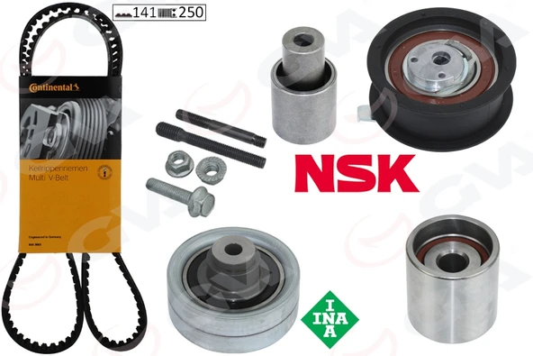 GVA 59T7518 TRİGER SETİ GOLF4-BORA-OCTAVIA-LEON-CORDOBA-A3 1.9 TDI AGR K025559XS 038198119D-038198119E ürün görseli 1