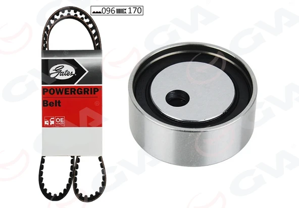 GVA 59T1410G EKSANTRİK GERGİ KİTİ RENAULT CLIO II 01>KANGOO 97>MEGANE 96> DACIA LOGAN 04>SANDERO 08> SOLENZA 04> 1.4-1.6 E7J-K7J-K4M 096x170 7701472725-7701477024-1680600QBA ürün görseli 1