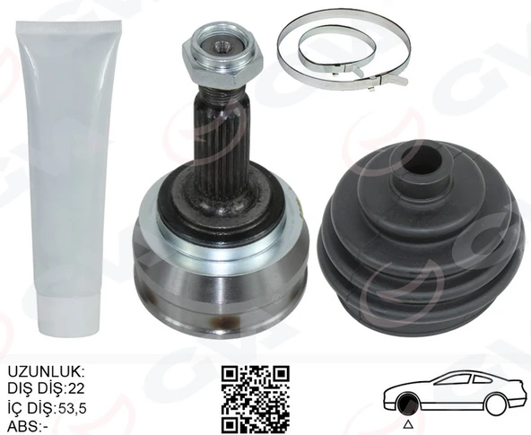 GVA 4461110K AKS KAFASI SETİ DIŞ SKODA FAVORIT 1.3 89-97 - FELICIA 1.3-1.6-1.9D 94-01 6U0498099-6U0498099A ürün görseli 1