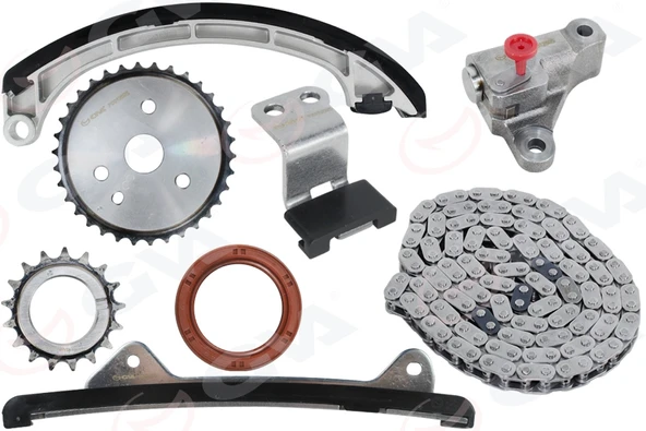 GVA 59C7115 EKSANTRİK ZİNCİR SETİ DAIHATSU TERIOS 1.5L 3SZ-VE J200 J210 J211 06-> 13506B1010-1354523020-13566B1020 ürün görseli 1