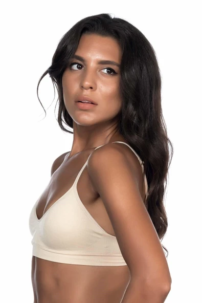 TEN MI Emay 4020 Pedli İnce Askılı Büstiyer - Resim 3