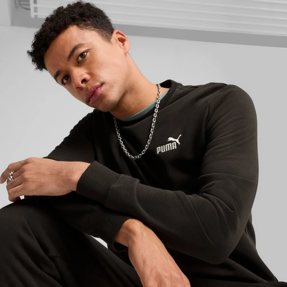 Puma 68256401 Ess Small No. 1 Logo Crew Erkek Sweatshirt - 7