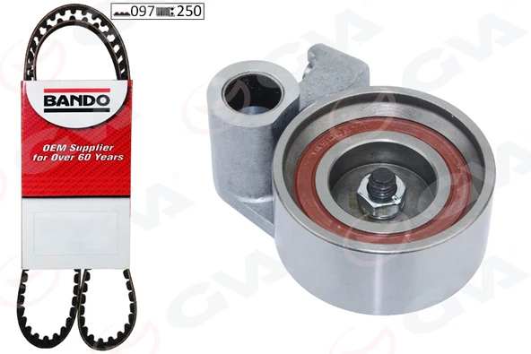 GVA 59T7195B TRİGER KAYIŞ SETİ EKSANTRİK SETİ TOYOTA HILUX VIGO 2.5L 2KDFTV KUN15 KUN25 KUN35 05-15 / 3.0L 1KD -FTV KUN26 05-14 1 KAYIŞ 1 RULMAN 097x250 1356839015-1356809131-1350567041 ürün görseli 1