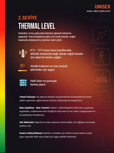 Blackspade Unisex Termal Tişört 2. Seviye - 4