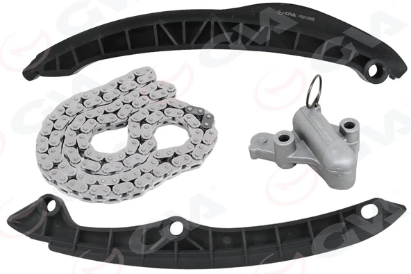 GVA 59C7523 EKSANTRİK ZİNCİR SETİ GOLF5/6-JETTA-PASSAT-SCIROCCO-A3-LEON 1.6 FSI BLF - 1.4 TSI CAXA-BMY-BLG 4 PARÇA 03C198119-03C109158A-03C109507AH ürün görseli 1