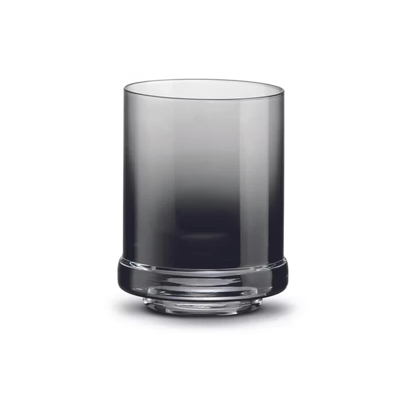 Pozzi Milano Fun Classy 2'li Cam Su Bardağı Seti 290 ml - Duman Grisi - Resim 2