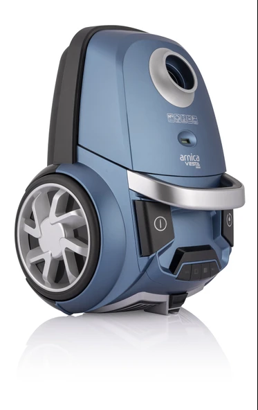 ARNİCA VESTA PLUS ET14130 YIKANABİLİR/KULLAN AT 4,5LT TOZ TORBALI SÜPÜRGE 750W TURBO FIRÇALI-HEPA 13 MAVİ - Resim 3