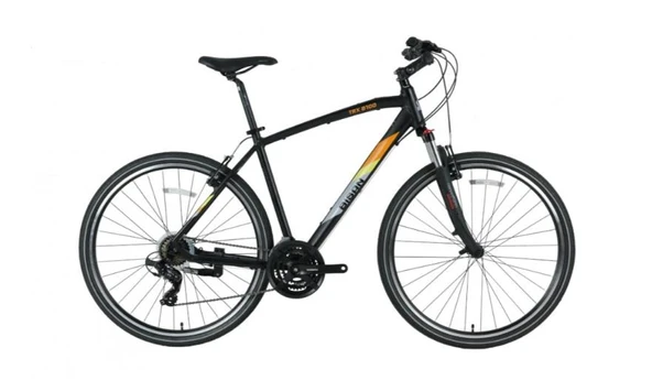 Bisan TRX 8100 52Cm Mat Siyah Sarı Şehir Bisikleti ürün görseli
