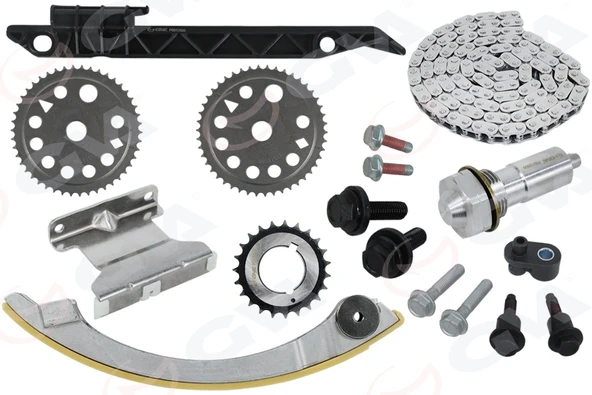 GVA 59C2115 EKSANTİRİK ZİNCİR SETİ VECTRA C 02>08 ASTRA G 00>05 VECTRA B 00>02 2.2 16V Z22SE 55570337-636177-90537843-24430279 ürün görseli 1