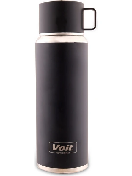Voit Enjoy Termos 750ml Siyah Paslanmaz Çelik - Resim 2