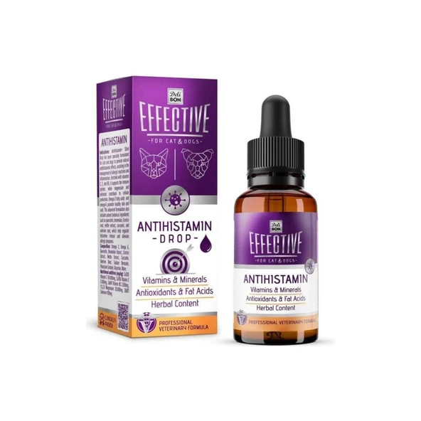 Effective Kedi ve Köpek Takviye Ürünleri Cilt ve Tüy Sağlığı 50ml