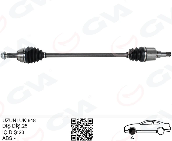 GVA 4433104 ÖN AKS KOMPLE SAĞ FORD YENI COURIER 17> 1.5-1.6 TDCI -1.0 ECOBOOST JT763B436AB-2235990 ürün görseli 1