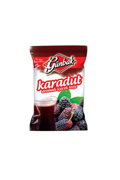 Günbak Karadut Aromalı Toz İçecek 250 gr x 12 Adet - Resim 2