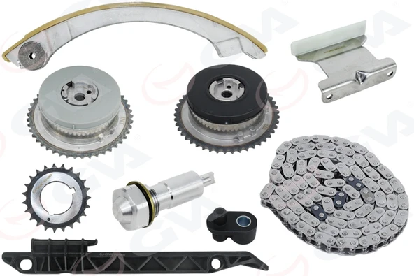 GVA 59C2119 EKSANTİRİK ZİNCİR SETİ INSIGNIA A-ASTRA J 2.0 A2.0NHT A2.0NFT CAPTIVA-ANTARA 2.4 A2.4XE 12635447-12578515-12621505-636260 ürün görseli 1