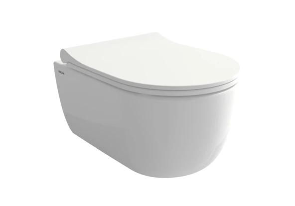 Bocchi V-Tondo Kısa Kanalsız Asma Klozet Kapak Dahil Beyaz 1417-001-0128 ürün görseli