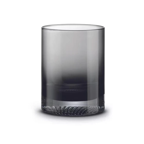 Pozzi Milano Fun Classy  6'lı Cam Su Bardağı Seti 350 ml - Duman Gri - Resim 2