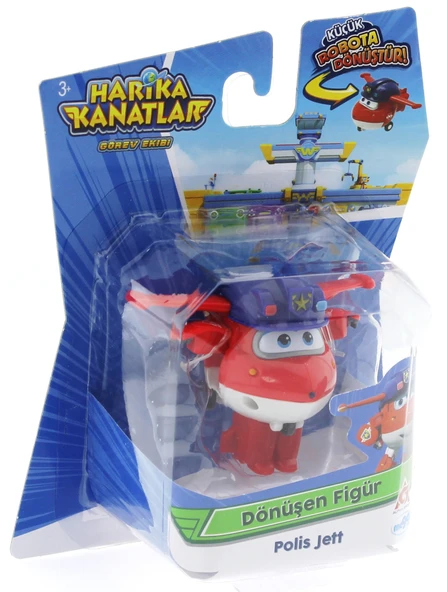Harika Kanatlar Dönüşen Tekli Figür Polis Jett - Resim 5