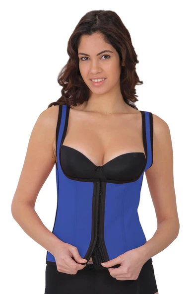 MAVİ MI 9173 Agraflı Göğsü Açık Atlet Korse ürün görseli 1