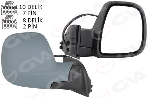 GVA 1029108 DIŞ DİKİZ AYNASI FIAT YENİ DOBLO COMBİ- CARG0 ELEKTRİKLİ ASTARLI REZİSTANSLI OTOMATİK AÇMA KAPAMA SAĞ 23- 155303122 ürün görseli 1