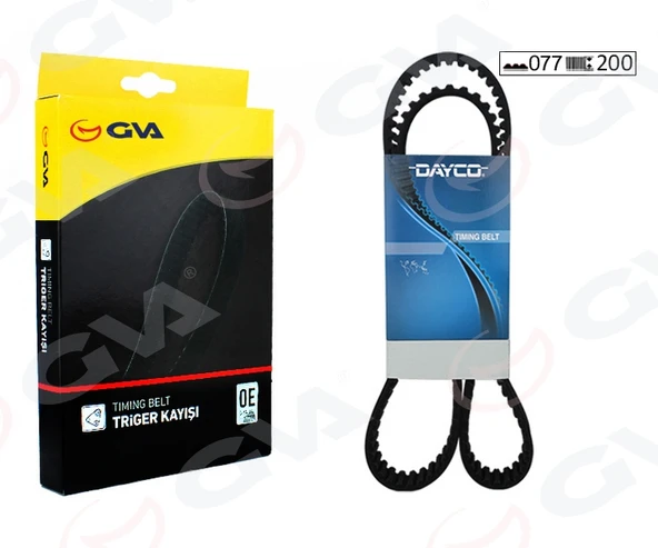 GVA 58077200 TRİGER KAYIŞI 077x200 VW TRANSPORTER 1.9-2.4 74130113 ürün görseli 1