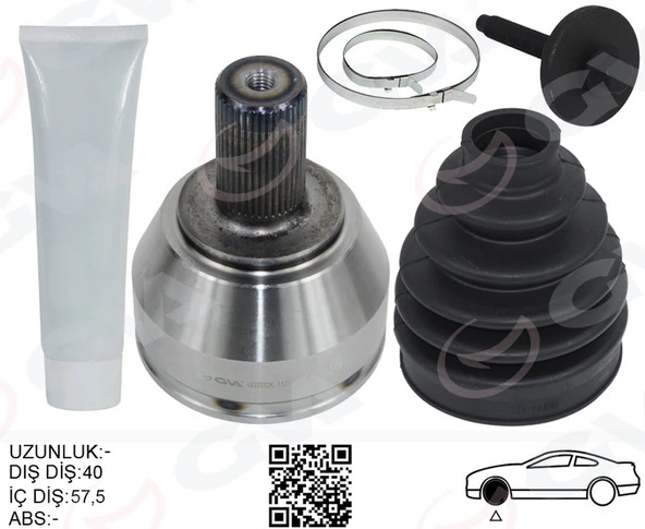 GVA 4437012K ÖN AKS KAFASI DIŞ SAĞ-SOL MONDEO IV 07>14 S MAX GALAXY 06>15 1.6TDCI-2.0TDCI VOLVO V60 I T5 13>18 V70 III D3-D4 10>15 XC60 I D3-D4 09>14 6G913A327LB-1504139-1727237 ürün görseli 1