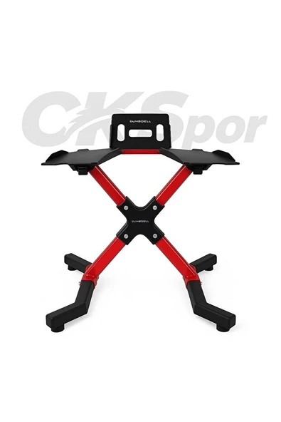 Dambıl Standı Kırmızı – Ev Spor ve Ağırlık Dambıl Rafı ürün görseli 1