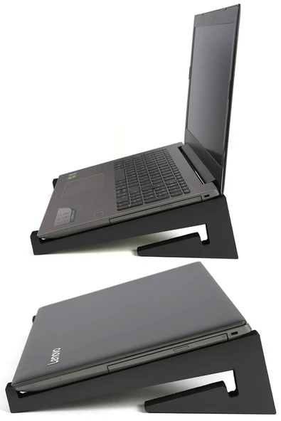 Ahşap Laptop Tutucu Notebook Standı Macbook Yükseltici 13" 14" 15" 16" 17" - 1