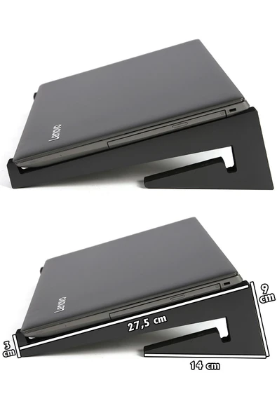 Ahşap Laptop Tutucu Notebook Standı Macbook Yükseltici 13" 14" 15" 16" 17" - 2