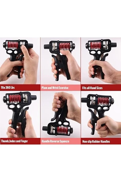 Sayaçlı Profesyonel El Yayı – Ayarlanabilir Dirençli El Aparatı - Resim 5