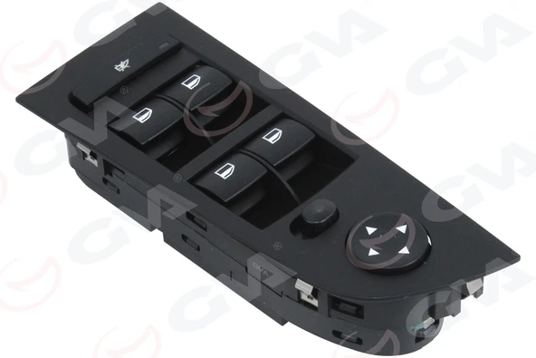 GVA 8099019 CAM AÇMA ANAHTARI ÖN SOL SİYAH ÇERÇEVELİ KATLAMASIZ BMW E90 LCI 61319217329-61316948625 ürün görseli