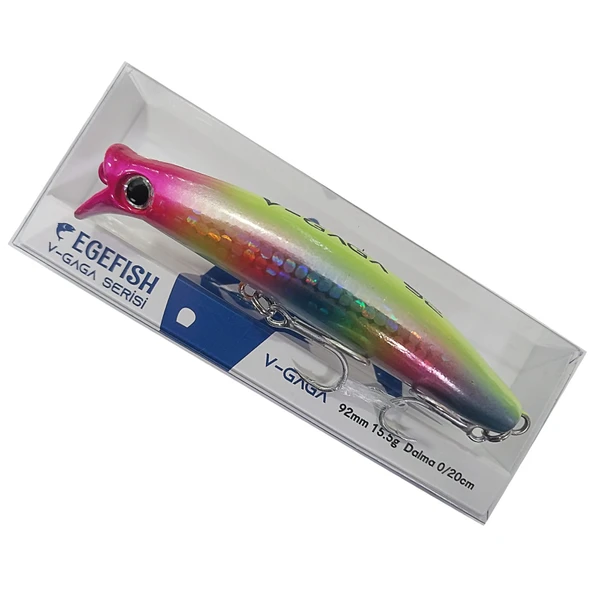 Ege Fish V Gaga 92mm 15.5 Gr Maket Balık  Space Clown ürün görseli