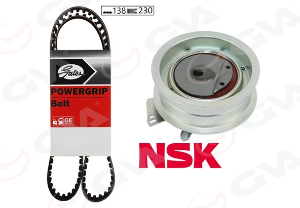 GVA 59T7511G TRİGER SETİ CADDY III-IV-PASSAT-POLO-TOURAN-BORA-OCTAVIA-TOLEDO LEON 1.6-2.0 06A198119 ürün görseli 1