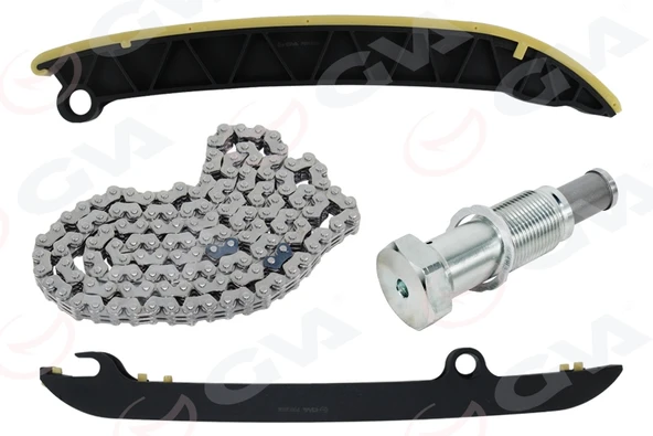 GVA 59C7522 EKSANTRİK ZİNCİR SETİ VW GOLF6-JETTA-POLO-A3-LEON 1.2TSI 08-12 CBZB-CBZA 4 PARÇA 03F198229A-03F109507B-03F109158K ürün görseli 1